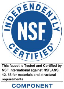 תקן NSF ברזים מיוחדים